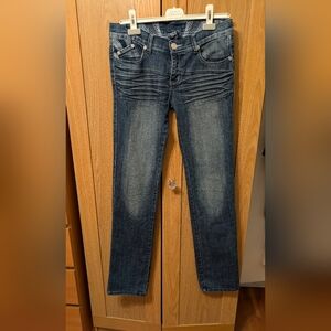 Rock & Republic Women's Victoria Beckham Dark Blue Low Rise Jeans